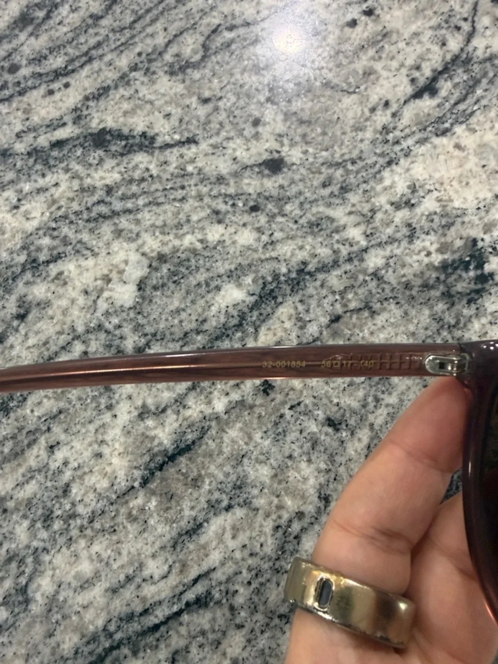 Amelia E Brown Cat-Eye Sunglasses - frames only (there is a prescription in them